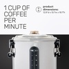 image:imageHomecraft QuickBrewing 1000Watt Automatic 30Cup Coffee UrnStainless Steel100 Cup