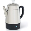 image:imageHomecraft HCPC10SS 10Cup Stainless Steel Coffee Maker Percolator EasyPour Spout LED Indicator Light Keep Warm Function