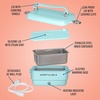 image:imageNostalgia 32 oz Classic Retro Heated Lunchbox PinkAqua