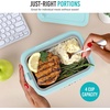 image:imageNostalgia 32 oz Classic Retro Heated Lunchbox PinkAqua