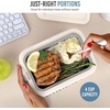 image:imageNostalgia 32 oz Classic Retro Heated Lunchbox PinkCream