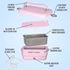 image:imageNostalgia 32 oz Classic Retro Heated Lunchbox PinkPink