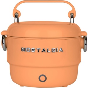 image:imageNostalgia 32 oz Classic Retro Heated Lunchbox PinkOrange