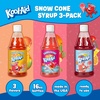 image:imageKoolAid Snow Cone and Slush Syrup 6 Pack Flavors Peach Mango Sharkleberry Tropical Punch Blue Raspberry Cherry amp Grape 16 oz Shaved Ice Syrup for Snow Cone Machines Sno Cone amp Slushie MakersSharkleberry  Peach Mango and Tropical Punch