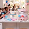 image:imageNostalgia Snow Cone Machine  Retro TableTop 8 Oz Snow Cone Maker Makes 20 ICY Treats Countertop Slushie Machine Includes 2 Reusable Plastic Cups amp Ice ScoopPinkPink