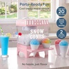 image:imageNostalgia Snow Cone Machine  Retro TableTop 8 Oz Snow Cone Maker Makes 20 ICY Treats Countertop Slushie Machine Includes 2 Reusable Plastic Cups amp Ice ScoopPinkPink