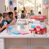 image:imageNostalgia Snow Cone Machine  Retro TableTop 8 Oz Snow Cone Maker Makes 20 ICY Treats Countertop Slushie Machine Includes 2 Reusable Plastic Cups amp Ice ScoopPinkRed